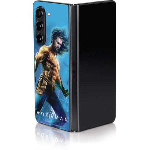 DC Comics Aquaman Movie Arthur Curry Poster Galaxy Z Fold5 5G Skin